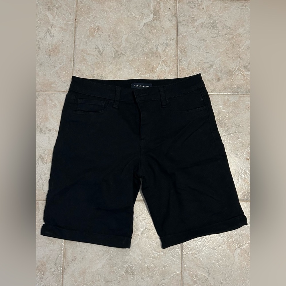 Aeropostale Women's Classic Black Shorts